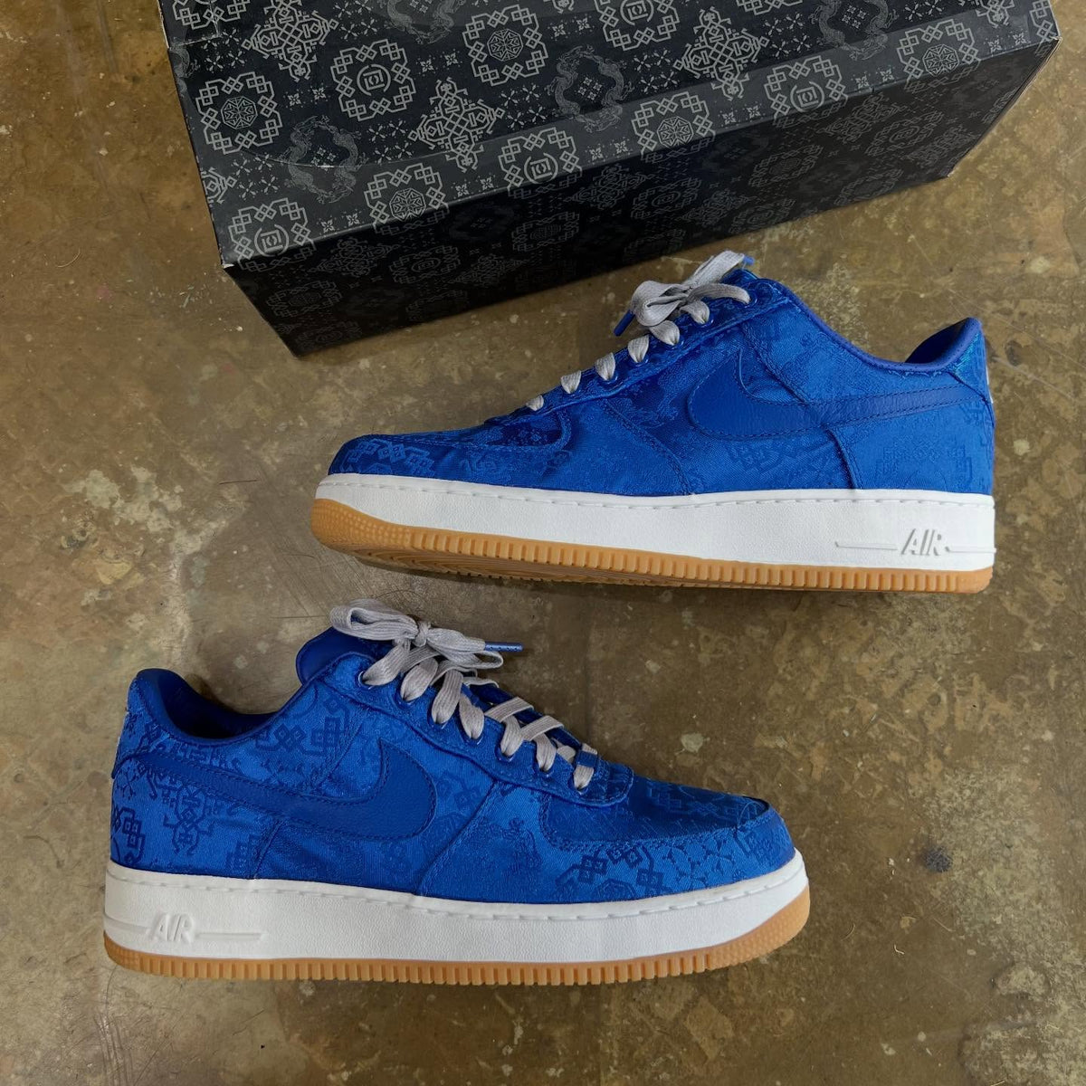 Nike AF1 X Clot Blue