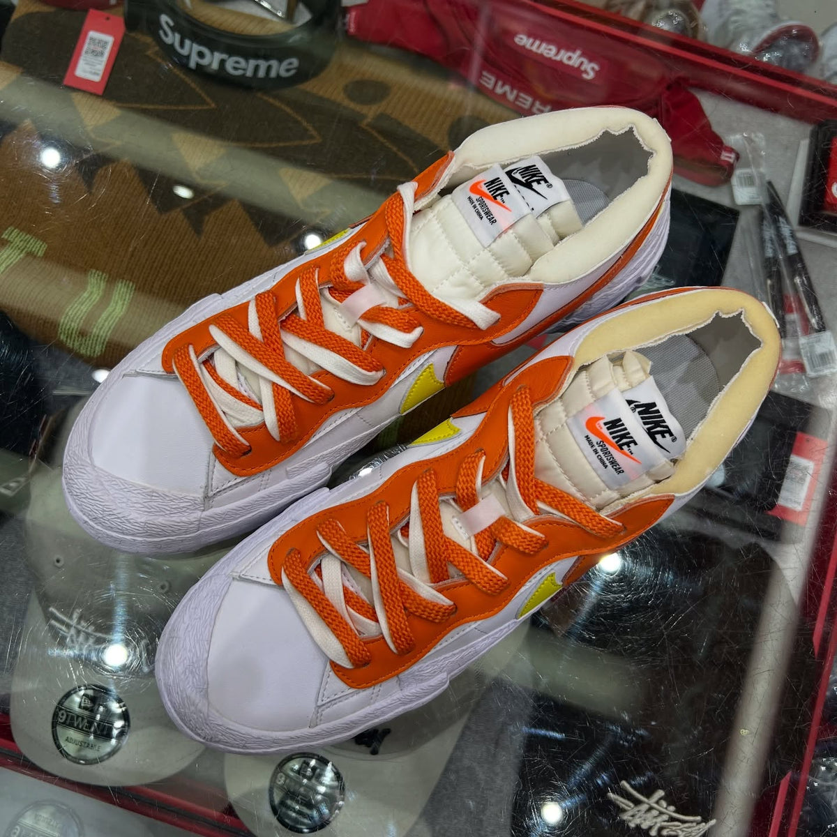 Nike Blazer Low x Sacai  ‘Magma Orange’