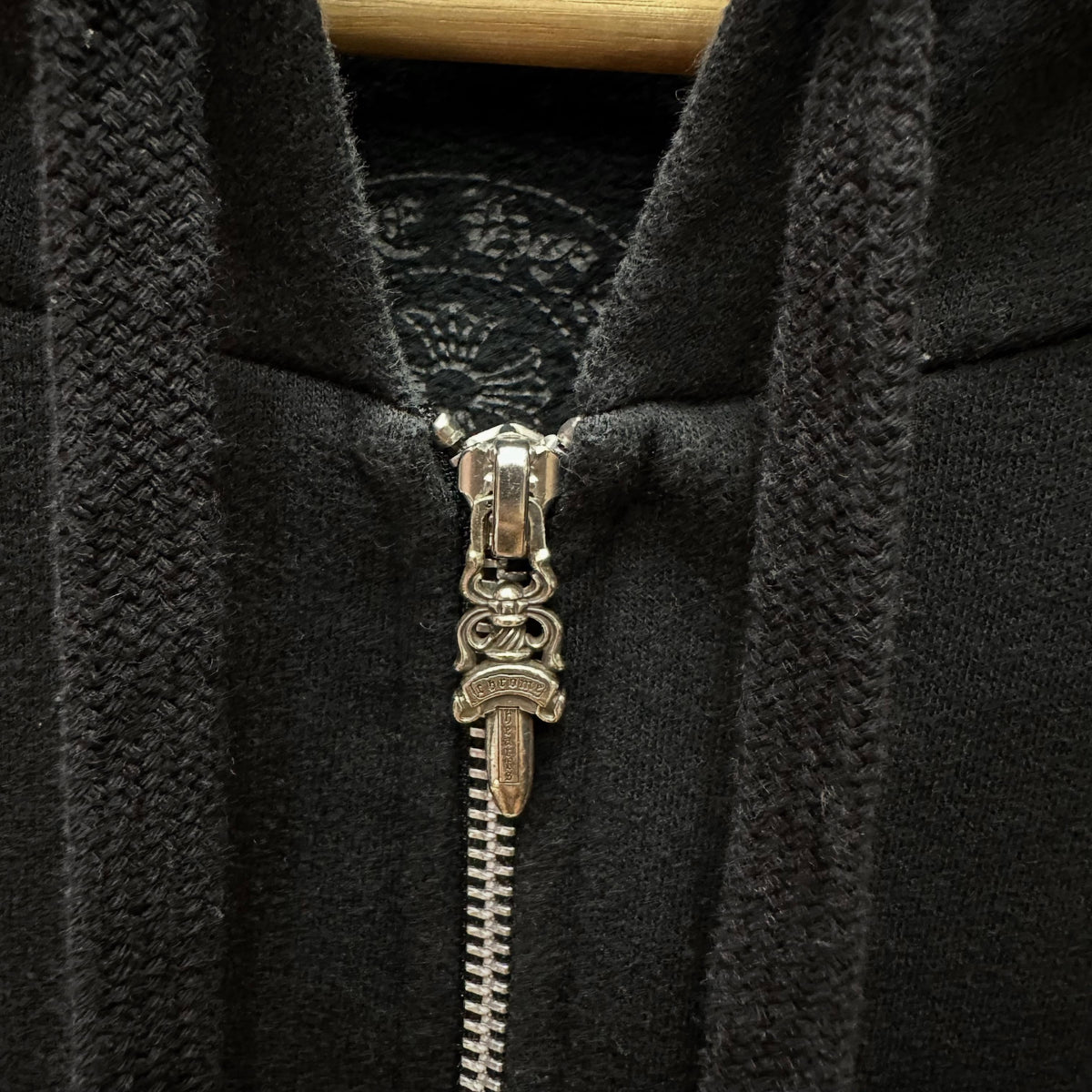 Chrome HeartsLos Angeles Exclusive Hosreshoe Zip Up Hoodie (BLACK)