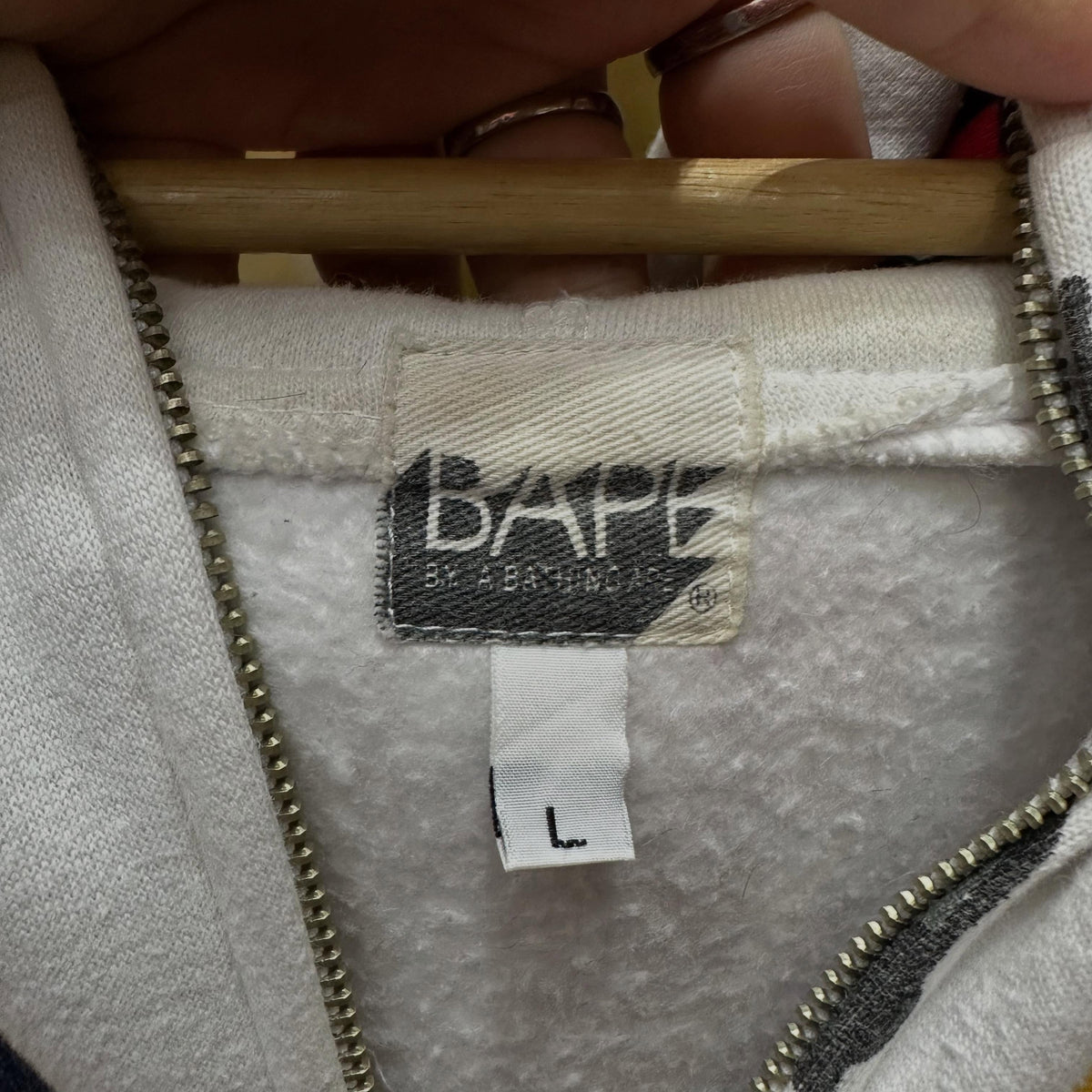 Bape X DC Comics Full Zip Hoodie (WHITE)