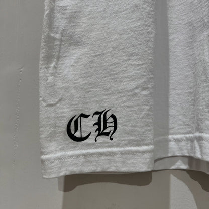 Chrome Hearts Horseshoe Cross Back Logo Tee (WHITE