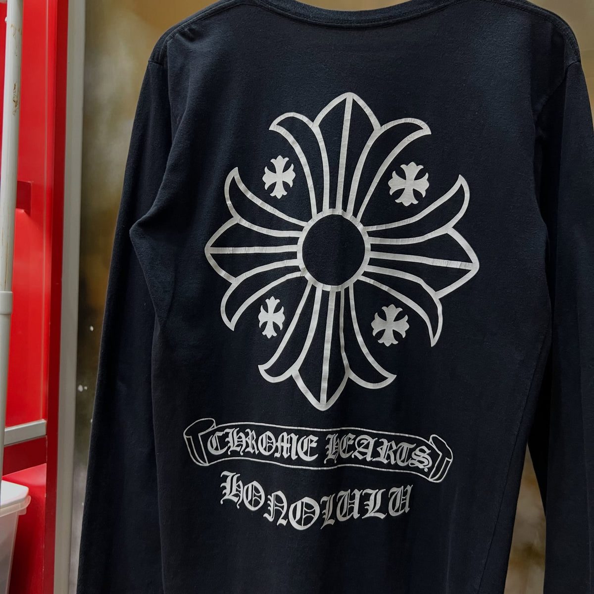 Chrome Hearts Honolulu Exclusive CH Plus L/S Tee (BLACK)