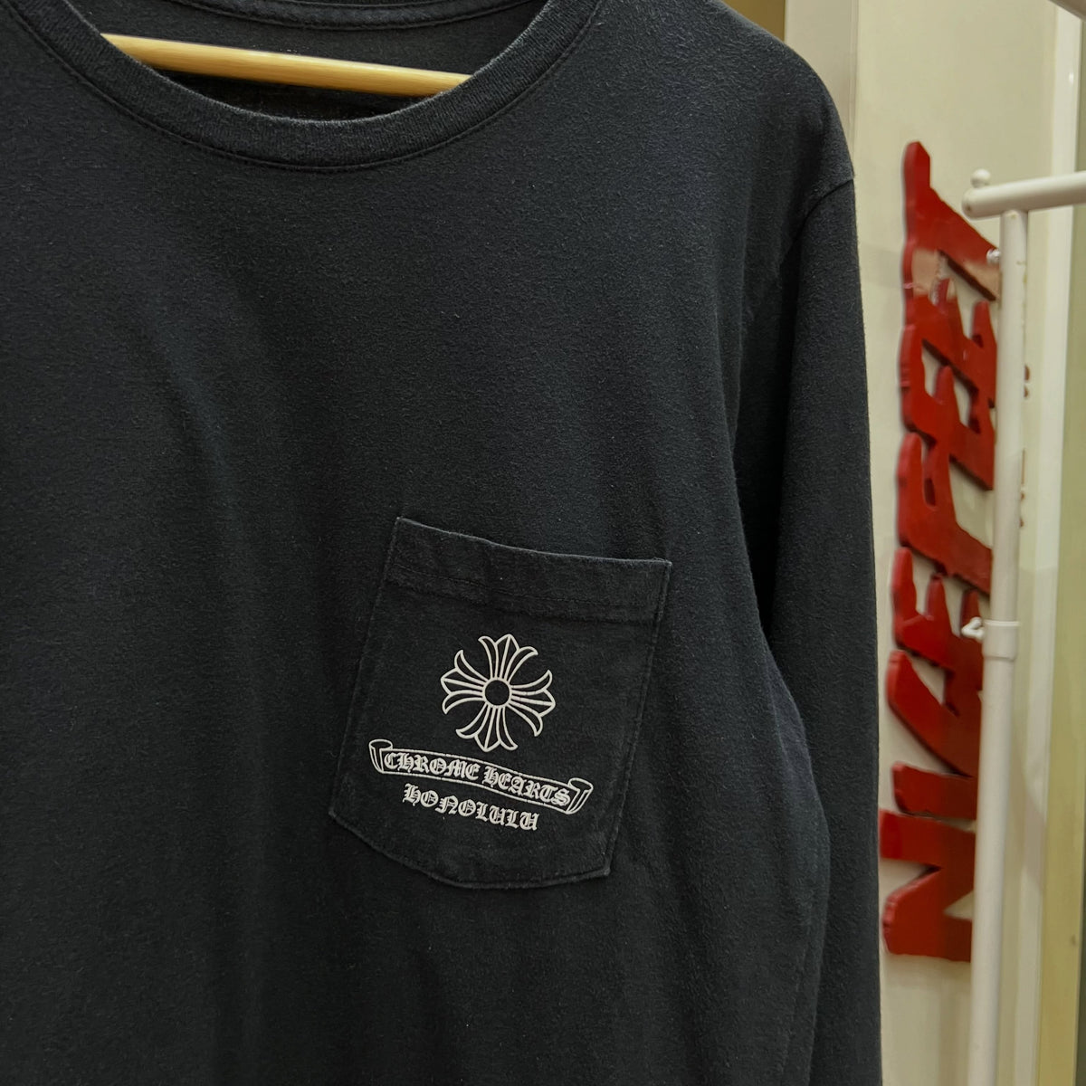 Chrome Hearts Honolulu Exclusive CH Plus L/S Tee (BLACK)
