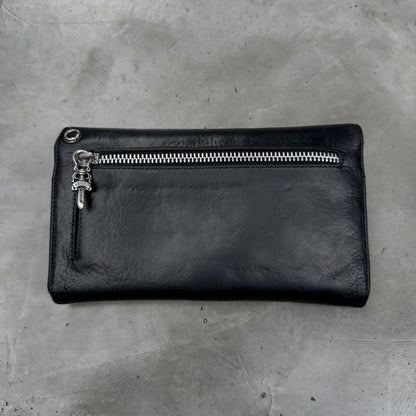 Chrome Hearts Fleur Button Trifold Large Wallet