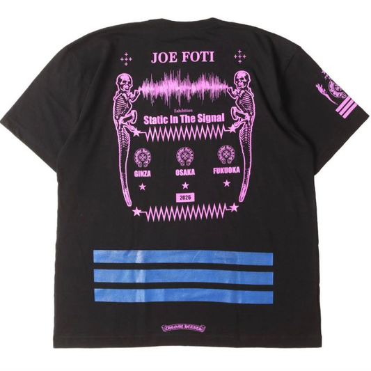 Chrome Hearts JOE FOTI Exhibition Japan 2026 T-Shirt (BLACK)