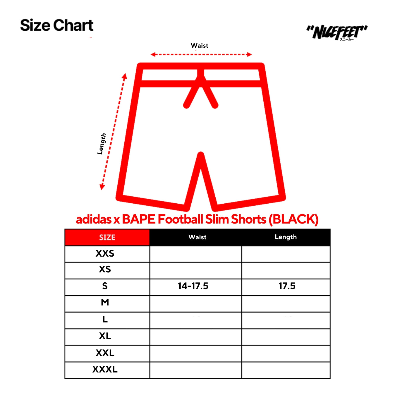 adidas x BAPE Football Slim Shorts (BLACK)