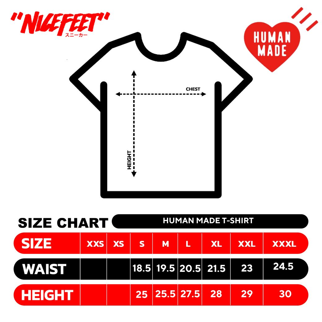 Human Made Heart Graphic T-Shirt Bangkok Store Exclusive (WHITE)