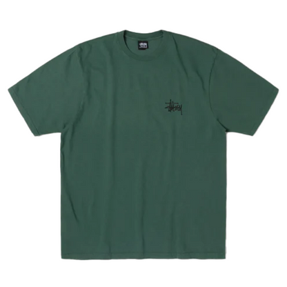 Stussy Tee Basic Stussy Pigment Dyed (PINE)