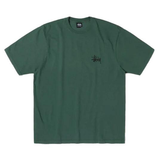 Stussy Tee Basic Stussy Pigment Dyed (PINE)