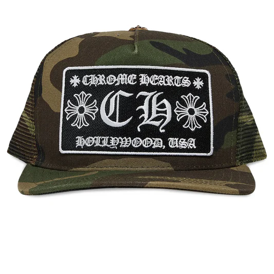 Chrome Hearts Hollywood Trucker Cap (CAMO)
