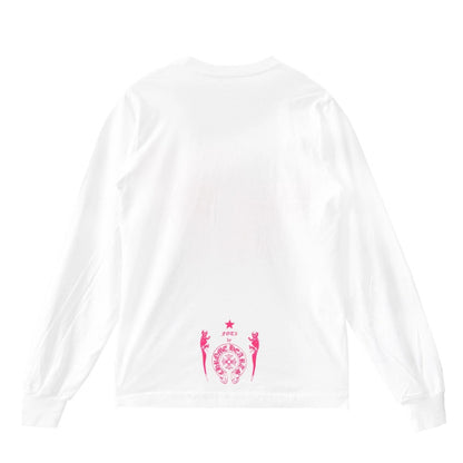 Chrome Hearts x Foti Miss Lerlene L/S T-Shirt (WHITE/PINK)
