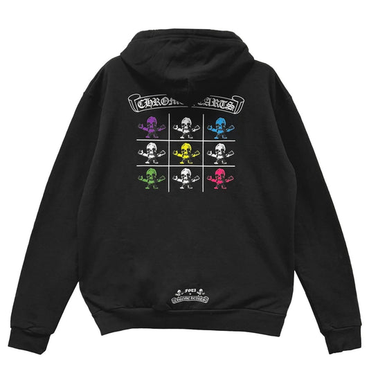 Chrome Hearts Multi Foti Teeter Harris Logo Zip Up Hoodie (BLACK)
