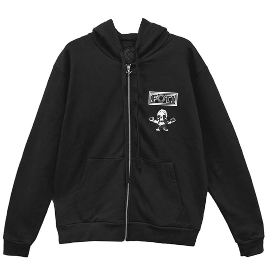 Chrome Hearts Multi Foti Teeter Harris Logo Zip Up Hoodie (BLACK)