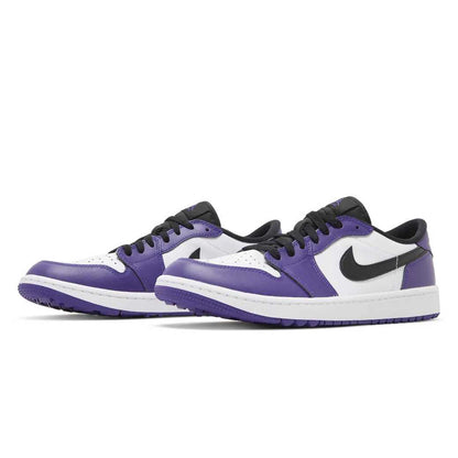 Nike Jordan 1 Retro Low สนามกอล์ฟสีม่วง