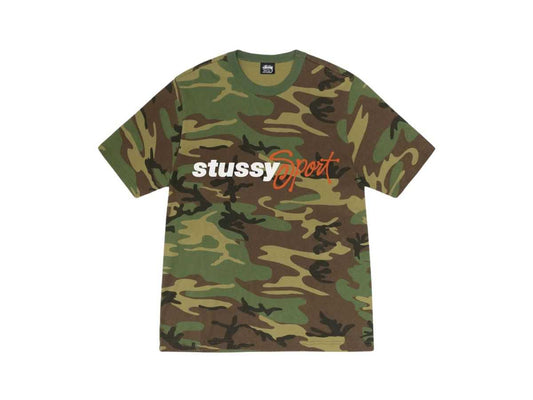 Stussy Tee Sport Script (CAMO)