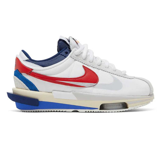 Nike Zoom Cortez SP x Sacai (WHITE UNIVERSITY RED BLUE)