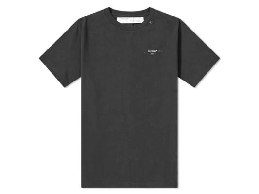 OFF-WHITE Oversized Abstract Arrows Embroidered T-Shirt (BLACK)