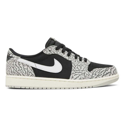 Nike Jordan 1 Retro Low OG ซีเมนต์สีดำ