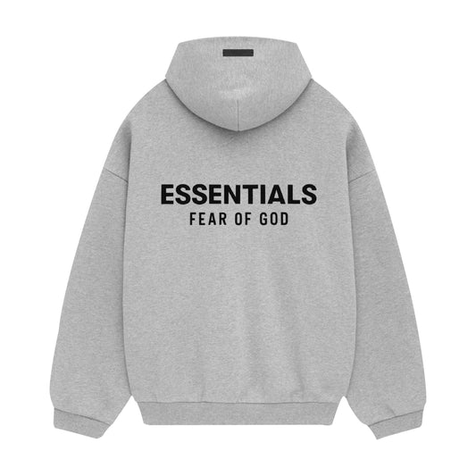 FOG – ESSENTIALS Fleece Hoodie FW24 (LIGHT HEATHER GREY)