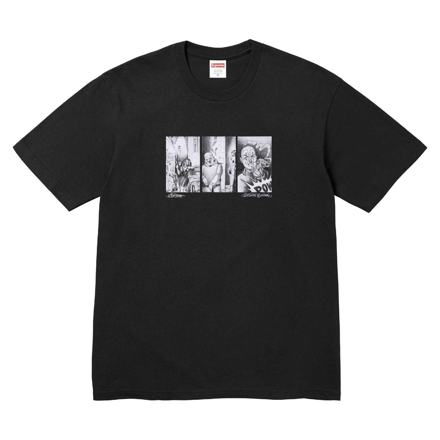 Supreme Mister Cartoon POW Tee (BLACK)