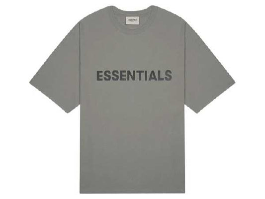 FOG - ESSENTIALS 3D Silicon Applique Boxy T-Shirt (CHARCOAL)
