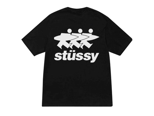 Stussy Tee Surfwalk (BLACK)