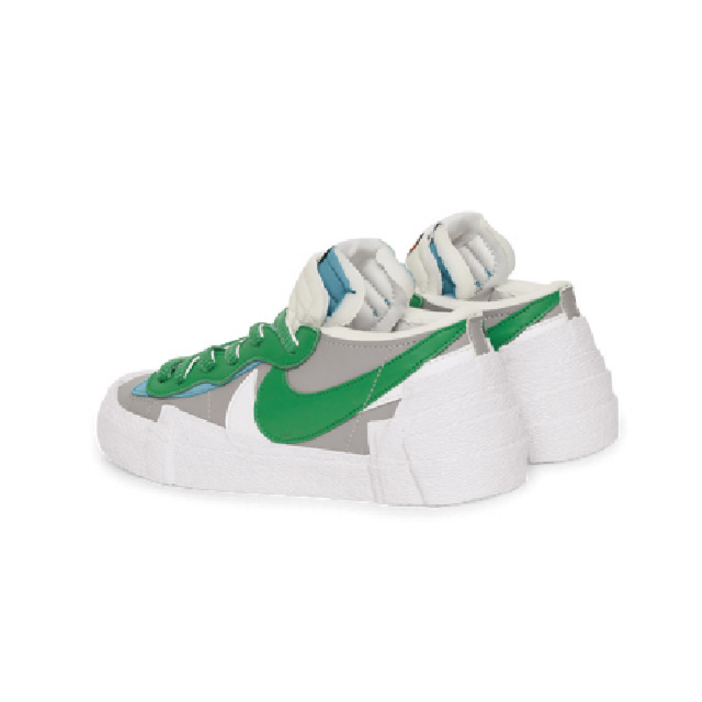 Nike Blazer Low x sacai (MEDIUM GREY CLASSIC GREEN)