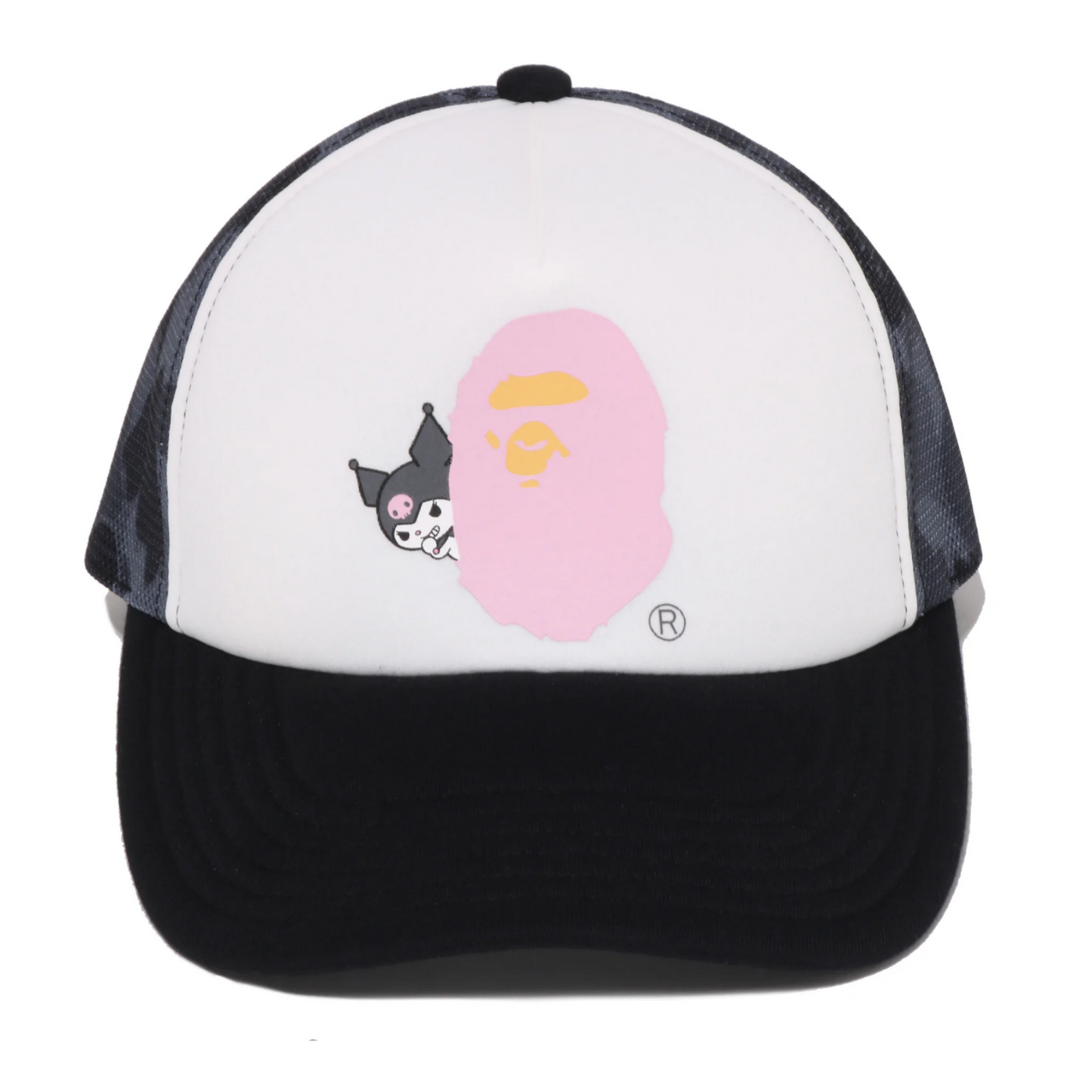 BAPE x Kuromi ABC Camo Mesh Cap