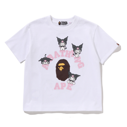 BAPE x Kuromi College Mini Tee (WHITE)