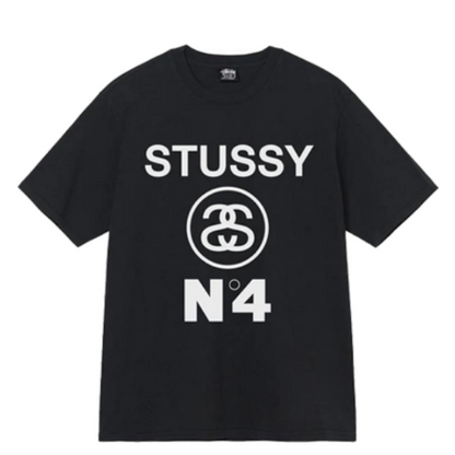 Stussy Tee Stussy No.4 染色 T 恤（黑色）