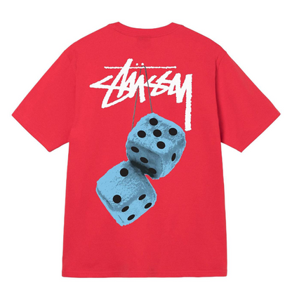 Stussy Tee Fuzzy Dice (RED)