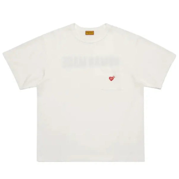 Human Made Heart Pocket T-Shirt  HM30CS048 (WHITE)