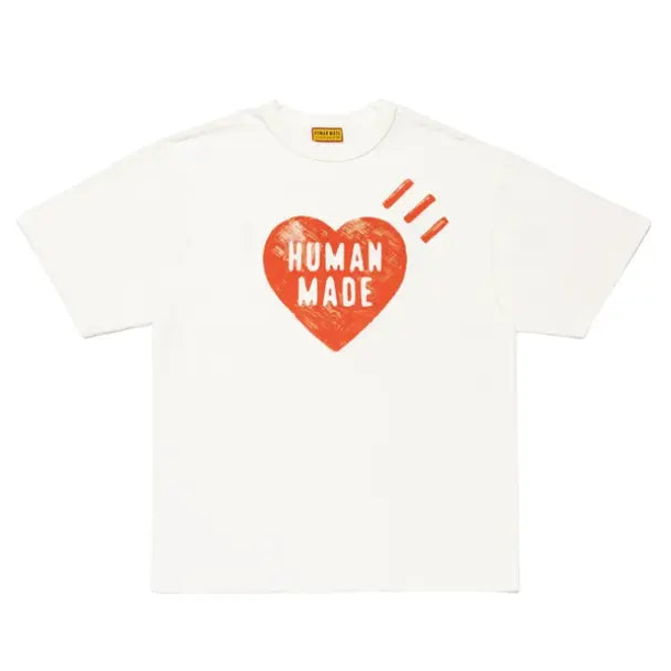 Human Made Heart Graphic T-Shirt HM30TE015 (WHITE)