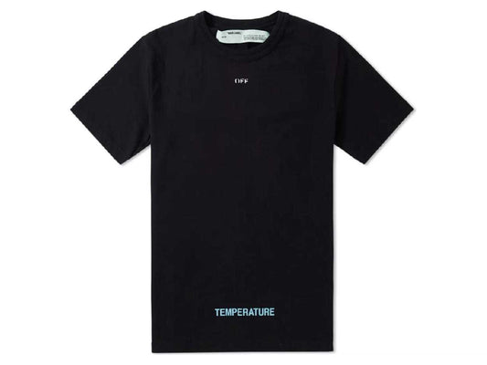 OFF-WHITE Temperature Diag S/S T-SHIRT (BLACK)