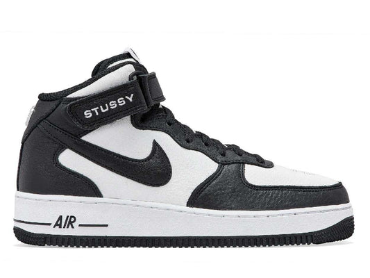 Nike Air Force 1 Mid x Stussy Light Bone Black