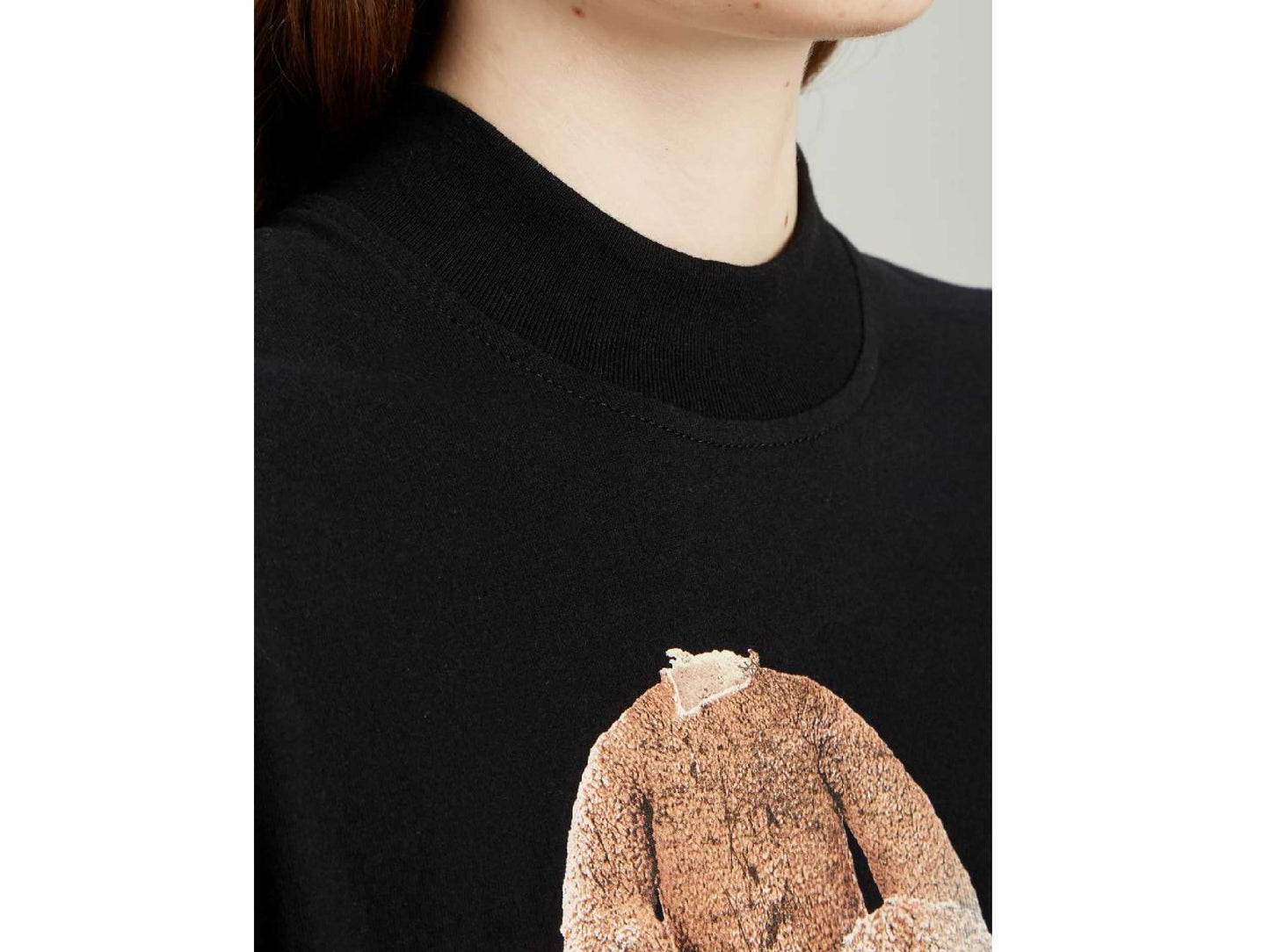 Palm Angels Spray Bear Print T-shirt (BLACK)