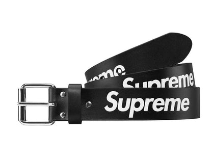 Supreme Repeat Leather Belt (SS23) (สีดำ)