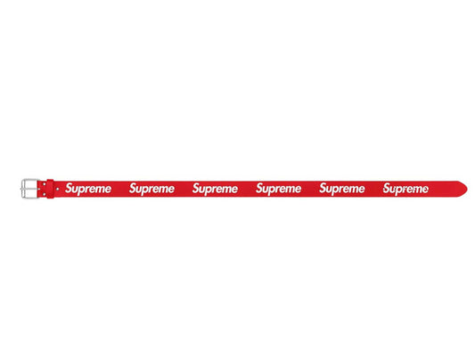 Supreme Repeat Leather Belt (SS23) (สีแดง)