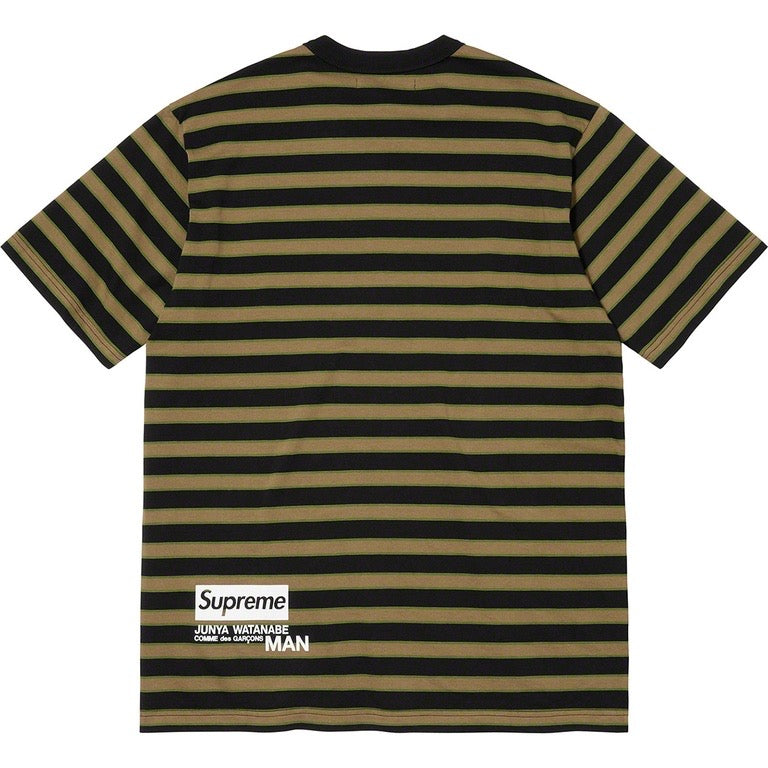 Supreme® x JUNYA WATANABE COMME des GARÇONS MAN Stripe S/S Top (BLACK)