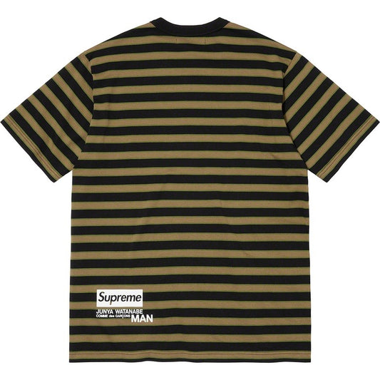 Supreme® x JUNYA WATANABE COMME des GARÇONS MAN Stripe S/S Top (BLACK)