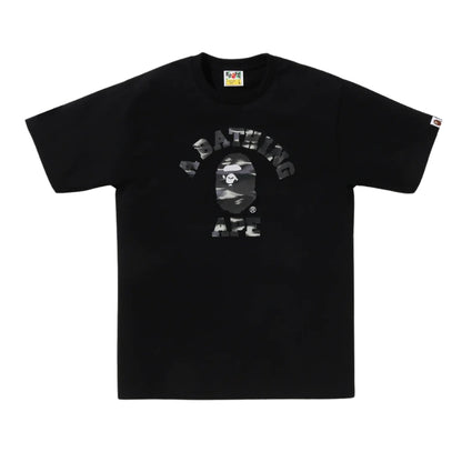 BAPE Screen Camo College Tee (BLACK)