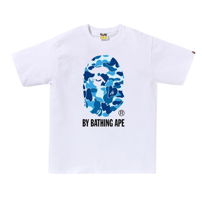 BAPE ABC Camo By Bathing Ape Tee (WHITE/BLUE)