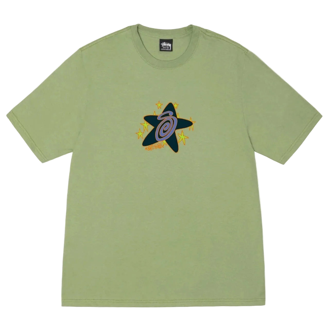 Stussy 星系 T 恤（苔藓绿）
