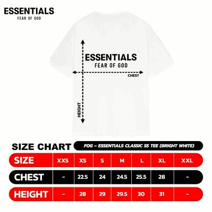 FOG – ESSENTIALS Classic SS Tee (BRIGHT WHITE)
