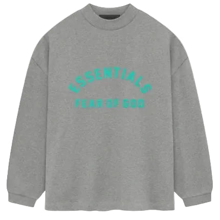 FOG – ESSENTIALS Heavy Jersey L/S Tee (DARK HEATHER OATMEAL)
