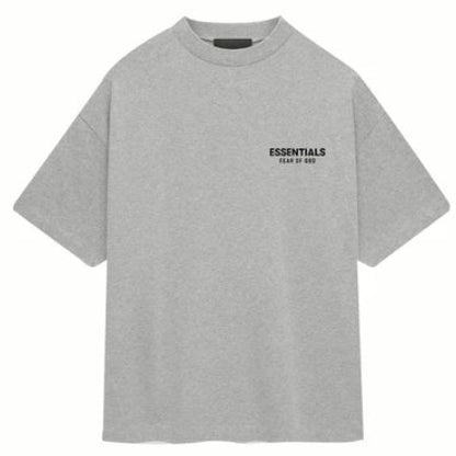 FOG – ESSENTIALS Jersey Crewneck Tee FW24 (LIGHT HEATHER GREY)