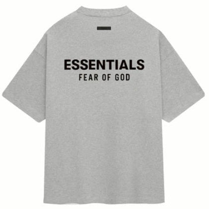 FOG – ESSENTIALS Jersey Crewneck Tee FW24 (LIGHT HEATHER GREY)