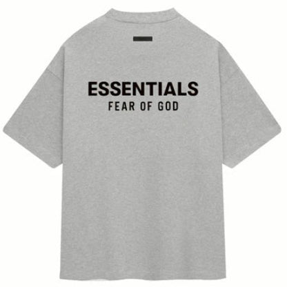 FOG – ESSENTIALS Jersey Crewneck Tee FW24 (LIGHT HEATHER GREY)