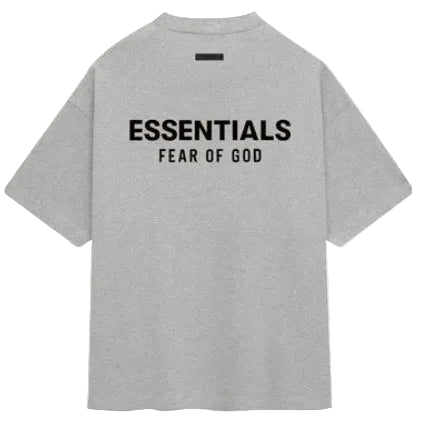 FOG – ESSENTIALS Jersey Crewneck Tee FW24 (LIGHT HEATHER GREY)