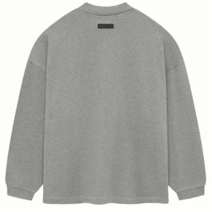 FOG – ESSENTIALS Heavy Jersey L/S Tee (DARK HEATHER OATMEAL)